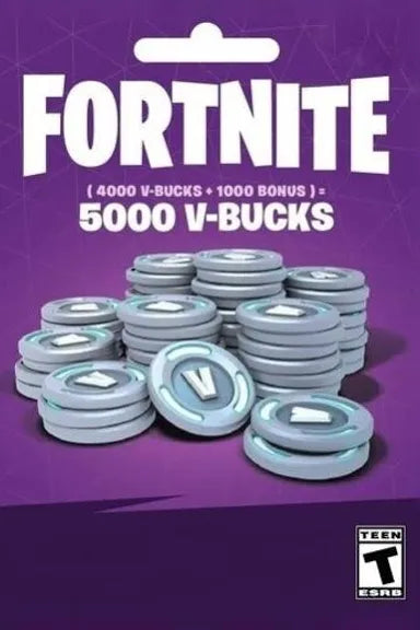 Fortnite 5000 v-buck account